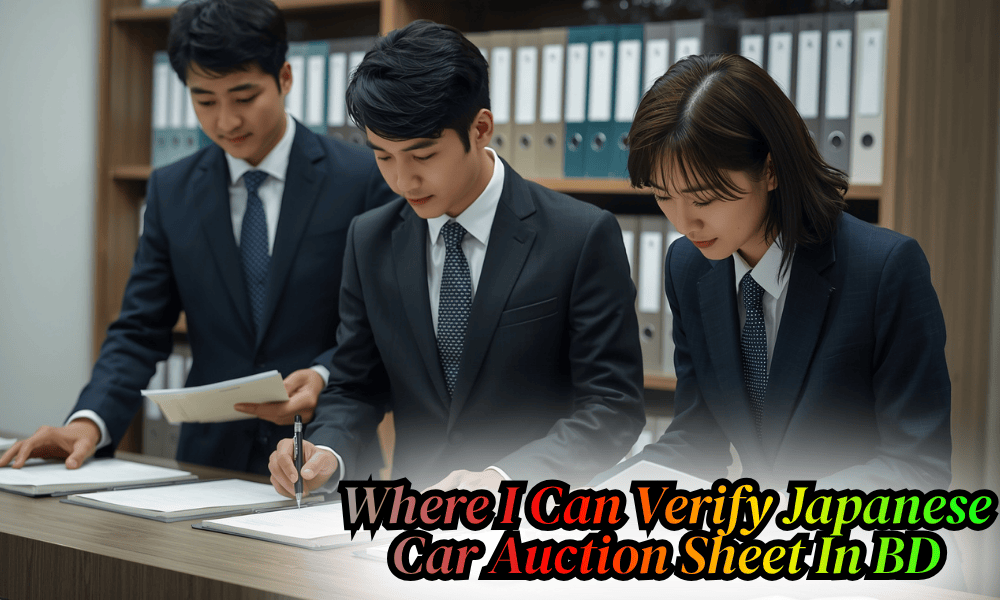 where i can verify japanese car auction sheet in bd